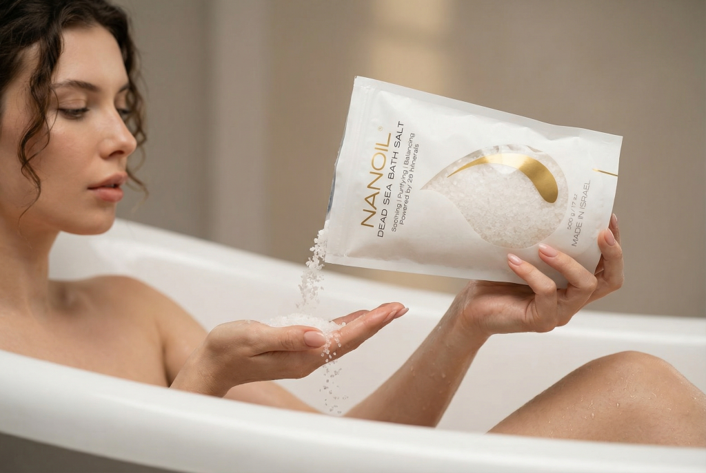 sól z morza martwego do kąpieli nanoil